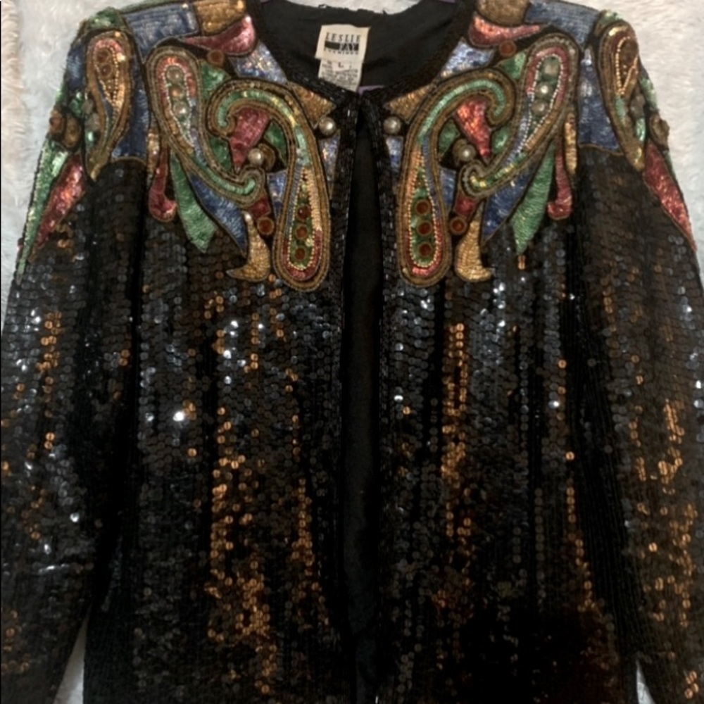 Sequins Jeweled Jacket